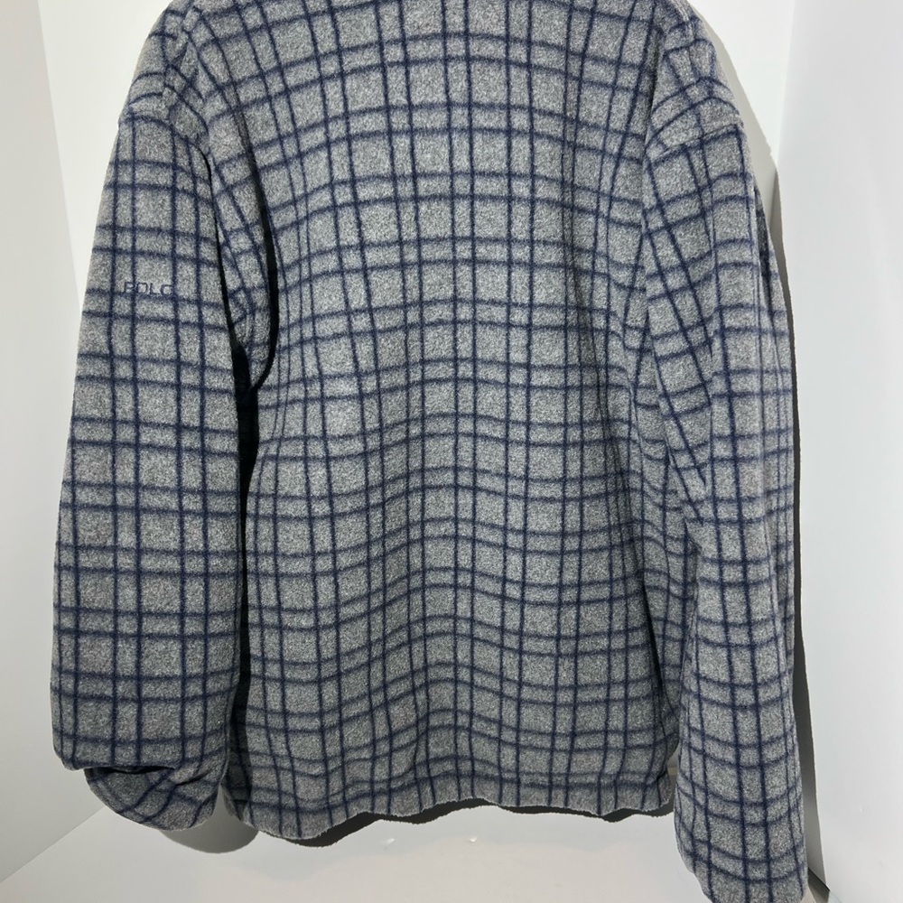 Polo by Ralph Lauren Navy Half-Zip Reversable Puffer Pullover - Picture 6 of 7
